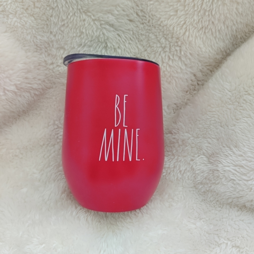 Rae DUNN "BE NINE" tumbler red 12oz